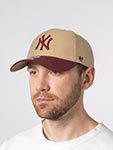 Бейсболка 47 BRAND арт. BCWS-SUMTT17WBP-KH96 New York Yankees MLB (кремовый / бордовый)